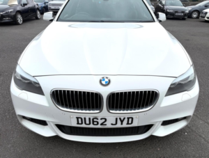 2012 BMW 5 Series 2.0 520d M Sport Touring Steptronic Euro 5 (s/s) 5dr in White — image 5