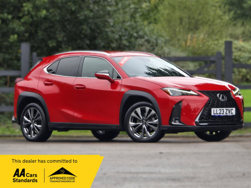 2023 Lexus Ux 2.0 250h F Sport Design SUV 5dr Petrol Hybrid E-CVT Euro 6 (s/s) (184 Ps) in Red — image 1
