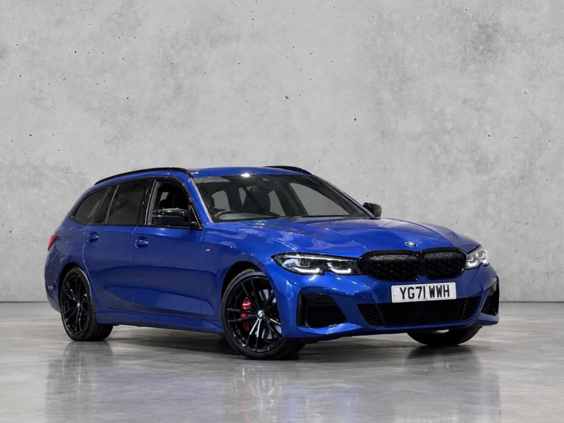 2021 BMW 3 Series 3.0 M340d Mht Touring Auto Xdrive Euro 6 (s/s) 5dr in Blue — image 1