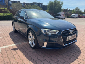 2020 Audi A3 1.5 Tfsi 35 Sport Sportback Euro 6 (s/s) 5dr in Blue — image 4
