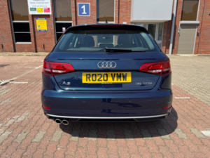 2020 Audi A3 1.5 Tfsi 35 Sport Sportback Euro 6 (s/s) 5dr in Blue — image 5