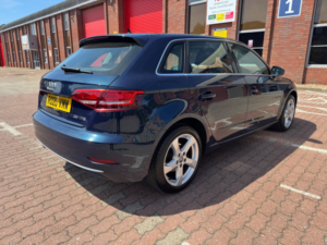 2020 Audi A3 1.5 Tfsi 35 Sport Sportback Euro 6 (s/s) 5dr in Blue — image 6