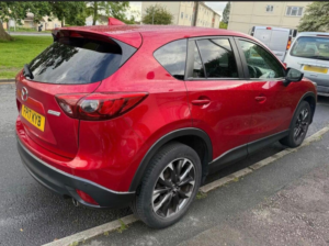 2017 Mazda Cx-5 2.2 Skyactiv-D Sport Nav Auto 4WD Euro 6 (s/s) 5dr in Red — image 3