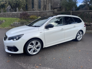 2018 Peugeot 308 Sw 1.5 Bluehdi Gt Line in White — image 4
