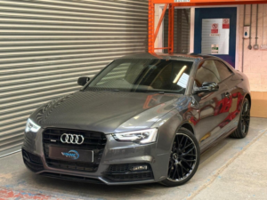 2015 Audi A5 2.0 Tdi Black Edition Plus S Tronic Quattro Euro 5 (s/s) 2dr in Grey — image 4