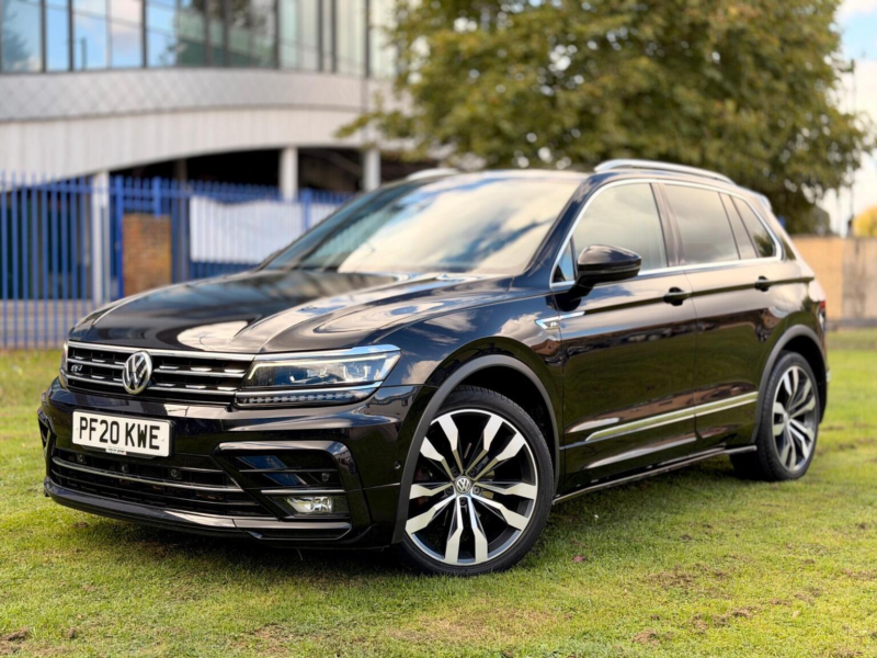 2020 Volkswagen Tiguan 1.5 Tsi Evo R-Line Tech DSG Euro 6 (s/s) 5dr in Black — image 1