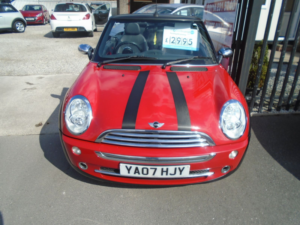 2007 MINI Convertible 1.6 Cooper Convertible 2dr Petrol Manual Euro 3 (115 Ps) in Red — image 2