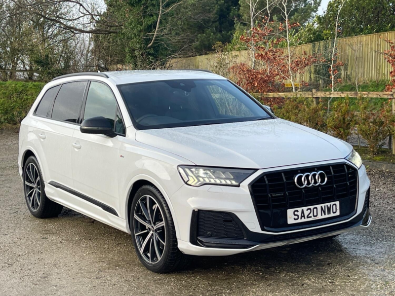 2020 Audi Q7 3.0 Tdi V6 50 Black Edition Tiptronic Quattro Euro 6 (s/s) 5dr in White — image 1
