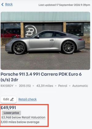 2015 Porsche 911 3.4 991 Carrera Pdk Euro 6 (s/s) 2dr in Silver — image 4