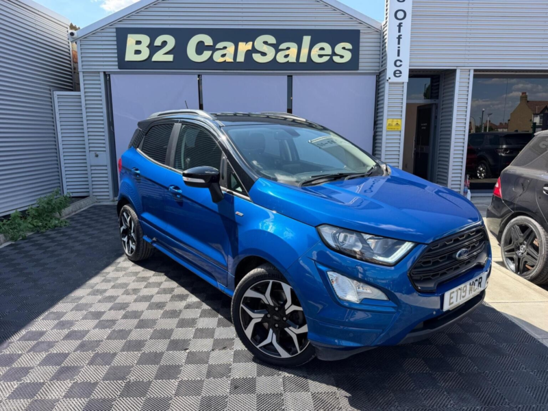 2019 Ford Ecosport 1.0t Ecoboost St-Line Euro 6 (s/s) 5dr in Blue — image 1