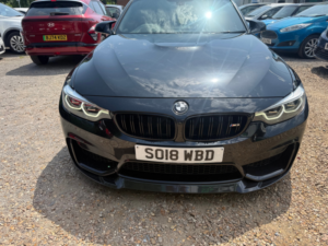 2018 BMW M3 3.0 Biturbo Competition Saloon 4dr Petrol Dct Euro 6 (s/s) (450 Ps) in Black — image 3