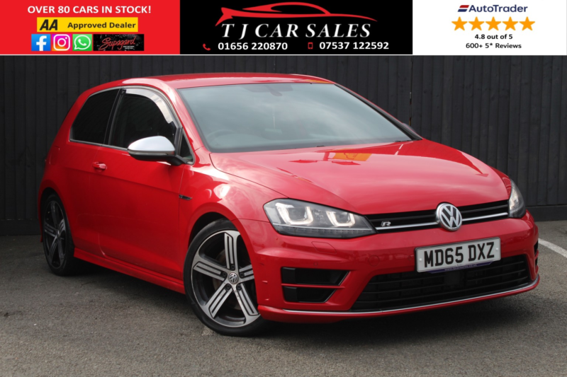 2015 Volkswagen Golf 2.0 Tsi Bluemotion Tech R in Red — image 1