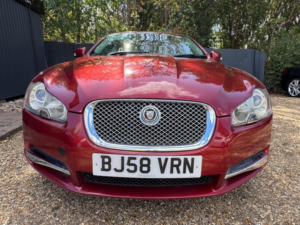 2008 Jaguar Xf 2.7d V6 Premium Luxury Auto Euro 4 4dr in Red — image 3