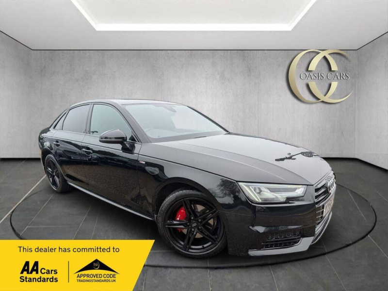 2016 Audi A4 2.0 Tdi Ultra S Line S Tronic Euro 6 (s/s) 4dr in Black — image 1