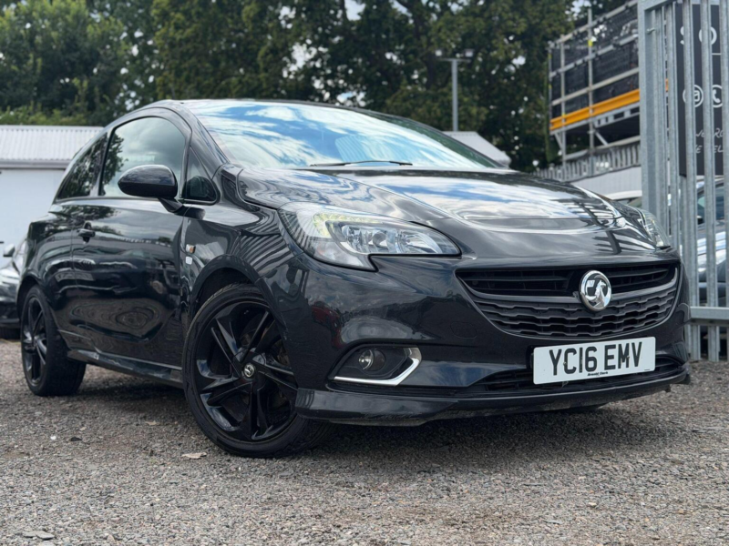 2016 Vauxhall Corsa 1.0i Turbo Ecoflex Limited Edition Euro 6 (s/s) 3dr in Black — image 1