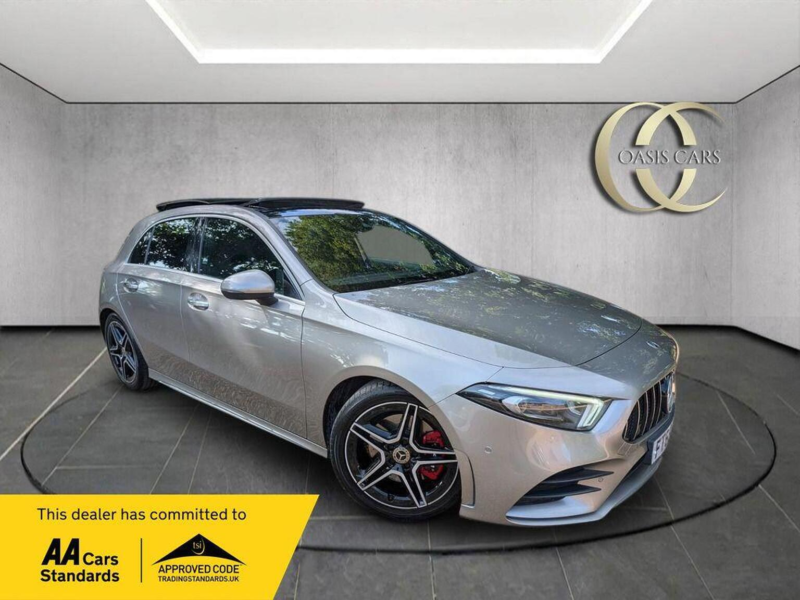 2019 Mercedes-Benz A Class 2.0 A220 Amg Line (premium Plus) 7g-Dct Euro 6 (s/s) 5dr in Silver — image 1