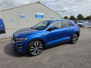 2019 Volkswagen T-Roc 2.0 Tdi R-Line Euro 6 (s/s) 5dr in Blue — image 3