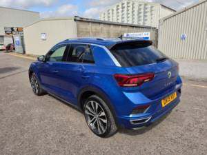2019 Volkswagen T-Roc 2.0 Tdi R-Line Euro 6 (s/s) 5dr in Blue — image 4