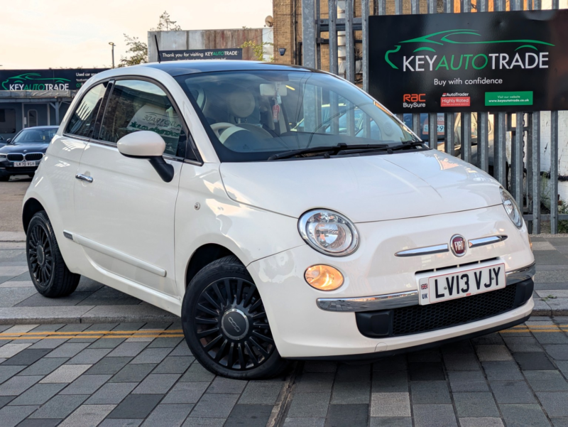 2013 Fiat 500 1.2 Lounge in White — image 1