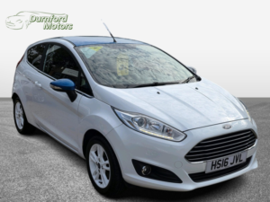 2016 Ford Fiesta 1.0 T Ecoboost Zetec White Edition in White — image 3