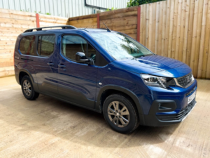 2023 Peugeot Rifter L2 Lwb 3 SEAT Auto Wheelchair Accessible Disabled Access Vehicle Wav in Blue — image 3