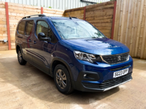 2023 Peugeot Rifter L2 Lwb 3 SEAT Auto Wheelchair Accessible Disabled Access Vehicle Wav in Blue — image 5
