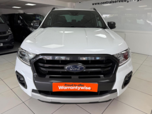 2022 Ford Ranger 2.0 Ecoblue Wildtrak Auto 4WD Euro 6 (s/s) 4dr in White — image 3