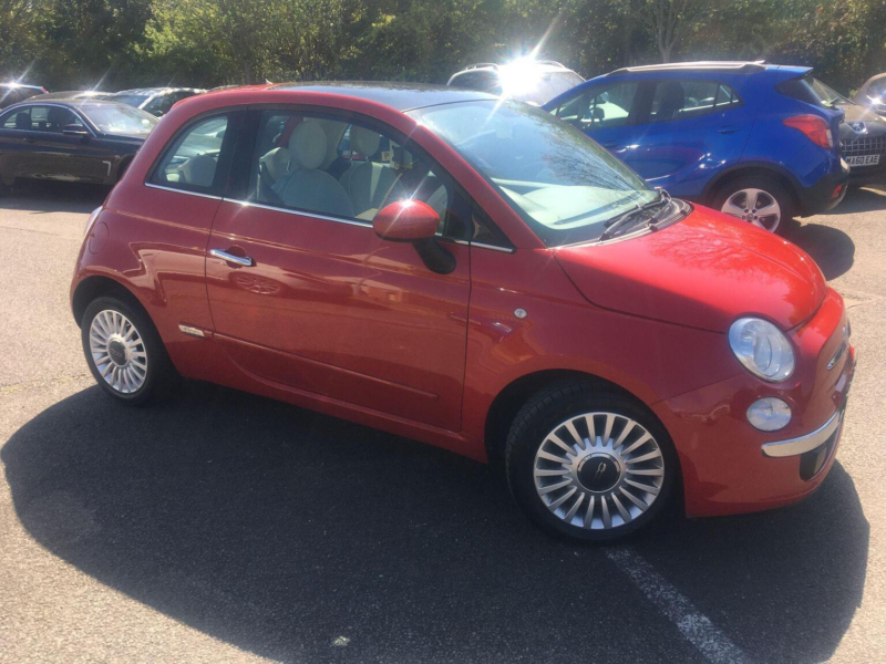 2014 Fiat 500 1.2 Lounge Euro 6 (s/s) 3dr in Red — image 1