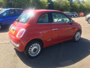 2014 Fiat 500 1.2 Lounge Euro 6 (s/s) 3dr in Red — image 5