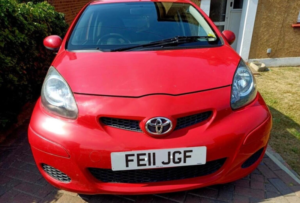 2011 Toyota Aygo 1.0 Vvt-I Go Euro 5 3dr in Red — image 2