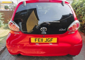 2011 Toyota Aygo 1.0 Vvt-I Go Euro 5 3dr in Red — image 5