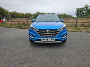 2016 Hyundai Tucson 2.0 Crdi Se Nav Auto 4WD Euro 6 5dr in Blue — image 3