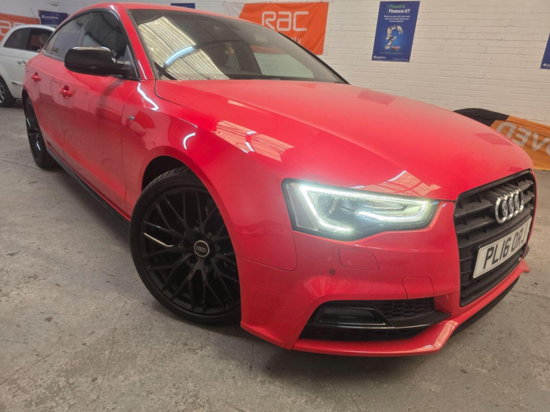 2016 Audi A5 2.0 Tdi Black Edition Plus Sportback Multitronic Euro 6 (s/s) 5dr in Red — image 1