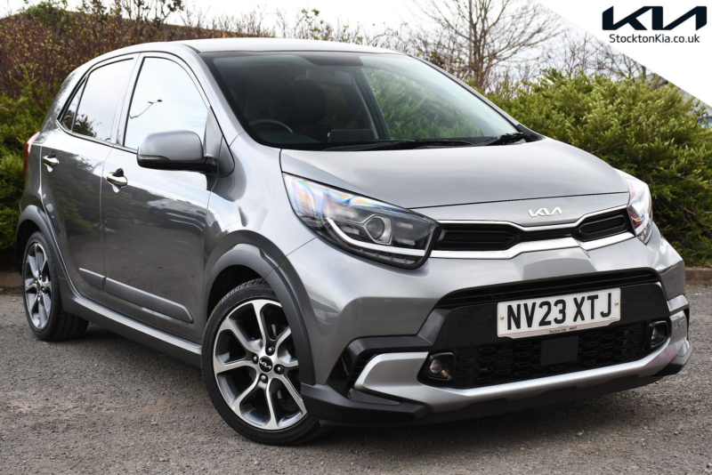 2023 Kia Picanto 1.0 Dpi X-Line S Hatchback 5dr Petrol AMT Euro 6 (s/s) (66 Bhp) in Grey — image 1