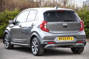 2023 Kia Picanto 1.0 Dpi X-Line S Hatchback 5dr Petrol AMT Euro 6 (s/s) (66 Bhp) in Grey — image 3