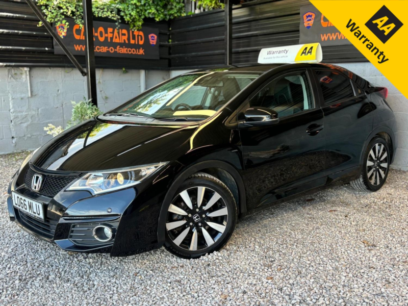 2016 Honda Civic 1.8 I-Vtec Sr in Black — image 1