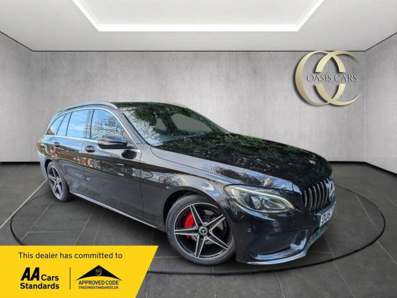 2017 Mercedes-Benz C Class 2.1 C220d Amg Line G-Tronic+ Euro 6 (s/s) 5dr in Black — image 1