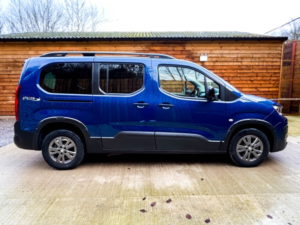 2022 Peugeot Rifter L2 Lwb 5 SEAT Auto Wheelchair Accessible Disabled Access Vehicle Wav in Blue — image 6