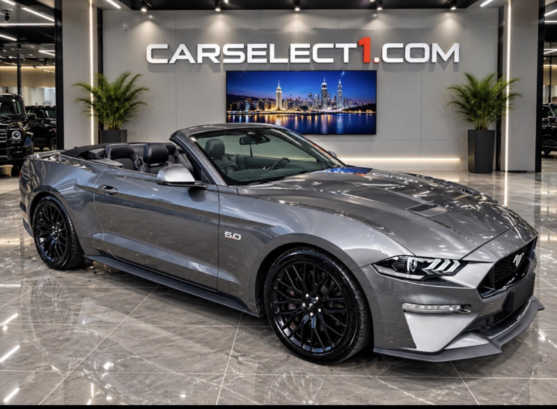 2022 Ford Mustang 5.0 Mustang Gt Convertible 5.0l V8 Rwd 10 Speed Automatic in Grey — image 1