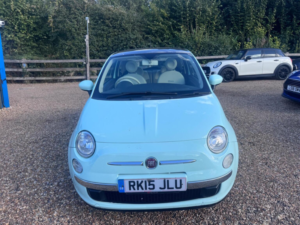 2015 Fiat 500 1.2 Lounge Euro 6 (s/s) 3dr in Green — image 3