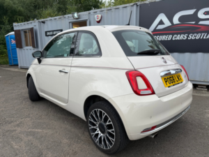 2018 Fiat 500 1.2 Collezione Fall Hatchback 3dr Petrol Manual Euro 6 (s/s) (69 Bhp) in Grey — image 3