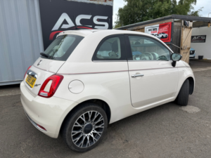 2018 Fiat 500 1.2 Collezione Fall Hatchback 3dr Petrol Manual Euro 6 (s/s) (69 Bhp) in Grey — image 4
