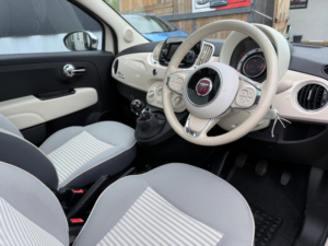 2018 Fiat 500 1.2 Collezione Fall Hatchback 3dr Petrol Manual Euro 6 (s/s) (69 Bhp) in Grey — image 5
