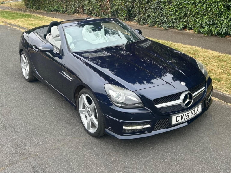 2015 Mercedes-Benz Slk 1.8 Slk200 Amg Sport Euro 5 (s/s) 2dr in Blue — image 1
