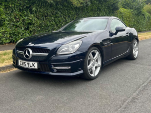 2015 Mercedes-Benz Slk 1.8 Slk200 Amg Sport Euro 5 (s/s) 2dr in Blue — image 5