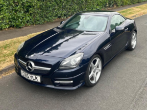 2015 Mercedes-Benz Slk 1.8 Slk200 Amg Sport Euro 5 (s/s) 2dr in Blue — image 6