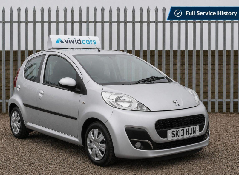 2013 Peugeot 107 1.0 12v Active Euro 5 5dr in Silver — image 1
