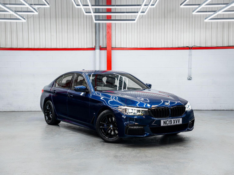 2019 BMW 5 Series 2.0 530e 9.2kwh M Sport Auto Euro 6 (s/s) 4dr in Blue — image 1