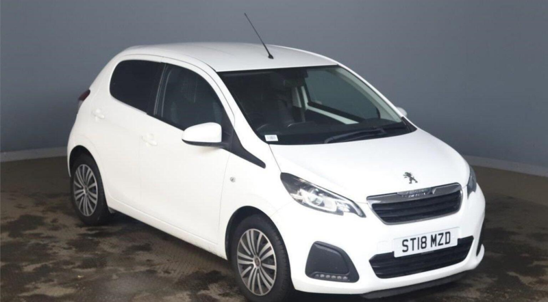 2018 Peugeot 108 1.0 Active 2 Tronic Euro 6 5dr in White — image 1