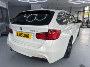 2015 BMW 3 Series 2.0 320d M Sport Touring Euro 5 (s/s) 5dr in White — image 4
